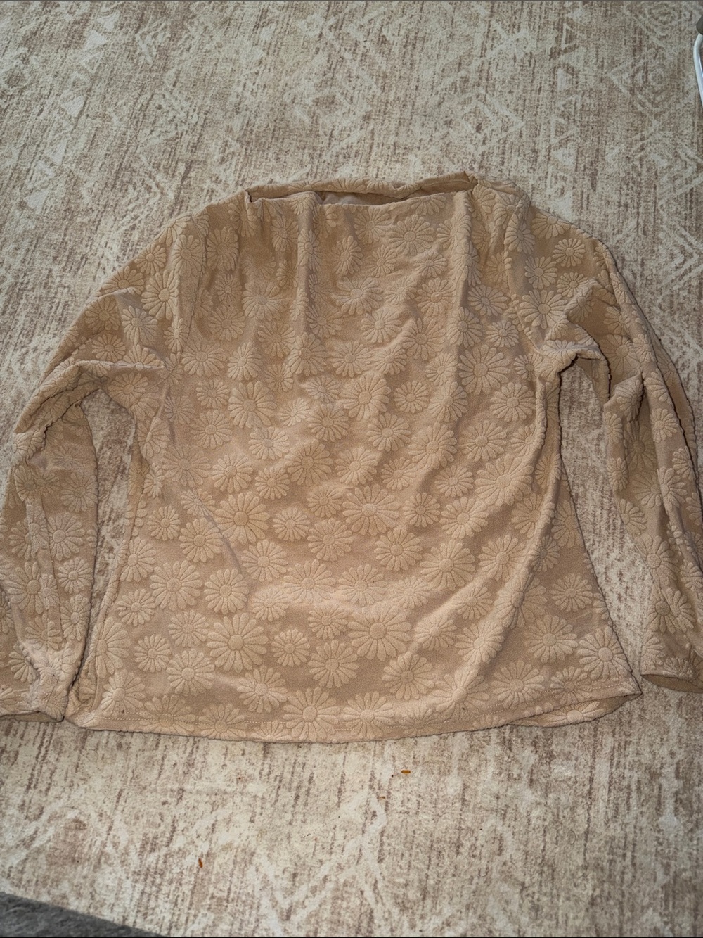 Flower Pattern Blouse - Picture 4 of 5